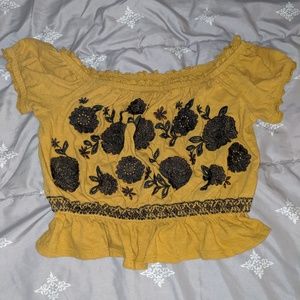 *DONATING* AE Peasant Crop Top